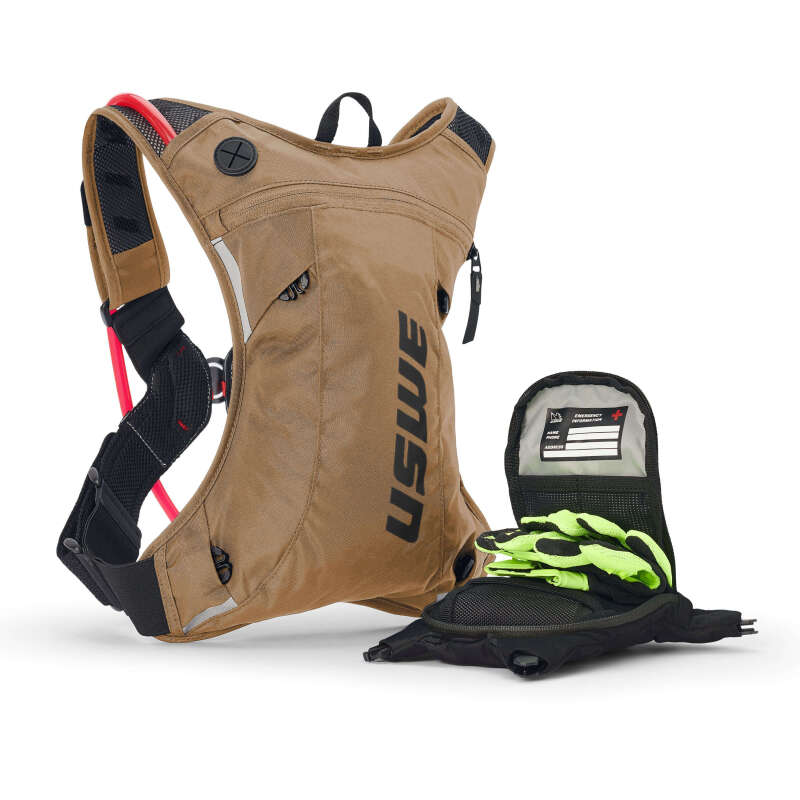 USWE Moto Hydro Dirt Biking Hydration Pack 3L Bronze