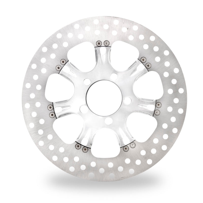 Performance Machine Disc/Carr 11.8 Virtue Rear Right - Chrome