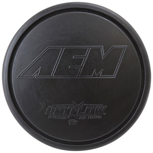 AEM Dryflow Air Filter - Round Tapered - 2.75in Flange ID x 5.5in Base OD x 4.75in Top OD x 7.5in H