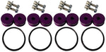 Torque Solution Billet Bumper Quick Release Kit Combo (Purple): Universal