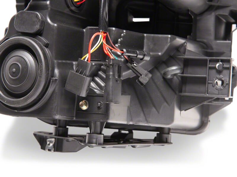 Raxiom 15-17 Ford F-150 XR Series LED Projector Headlights with DRL- Black Housing- Clear Lens