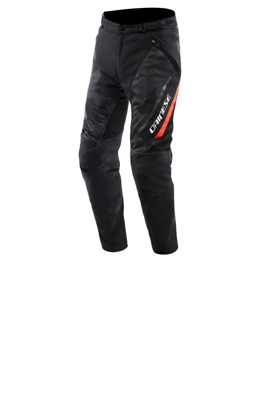 Dainese Drake 2 Super Air Tex Pants Black/Anthracite/Red Fluorescent Size - 44