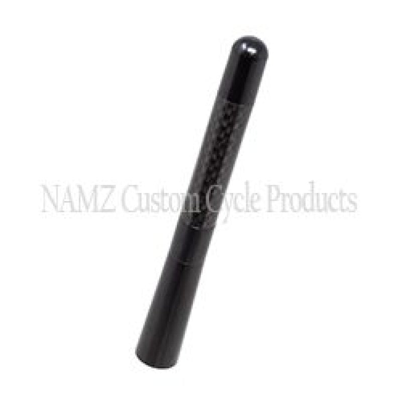 NAMZ HD Models w/Existing Audio Antenna Plug-N-Play AM/FM Alum Stubby Antenna w/Carbon Fiber Insert