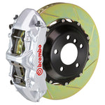 Brembo 05-09 F430 Challenge Rear GT BBK 6 Piston Cast 380x32 2pc Rotor Slotted Type-1-Silver