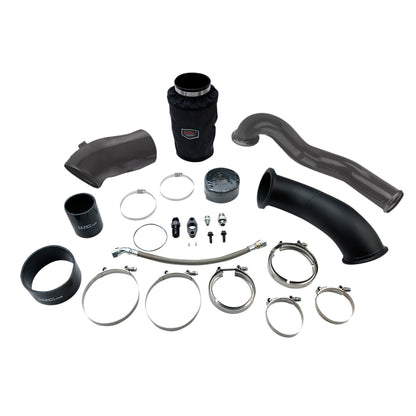 Wehrli 2004.5-07 Cummins 5.9L S400 High Mount Turbo 2nd Gen Swap Kit - Cat Yellow