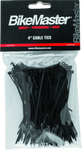 BikeMaster 4in Cable Ties (Pack of 100) - Black