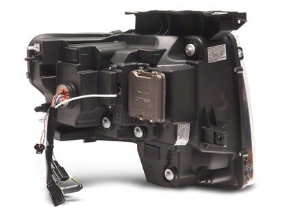 Raxiom 09-14 Ford F-150 CXR Series LED Projector Headlights- Black Housing- Clear Lens