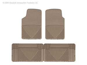 WT Rubber Mats - Rear - Tan