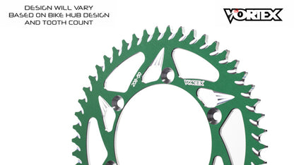 Vortex Racing 41 Tooth 520 Rear Sprocket - Green