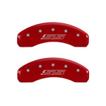 MGP 4 Caliper Covers Engraved Front & Rear Gen 5/SS Red finish silver ch