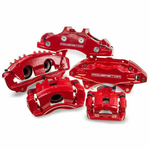 Power Stop 10-16 Buick LaCrosse Rear Red Caliper - Pair w/Bracket