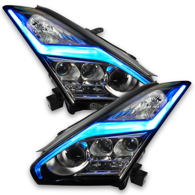 Oracle 15-21 Nissan GT-R RGB+W Lightning Bolt Headlight DRL Kit w/ BC1 Controller