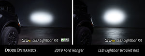 Diode Dynamics 19-21 Ford Ranger SS6 LED Lightbar Kit - White Driving