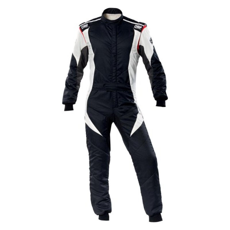 OMP First Evo Overall Black/White - Size 46 (Fia 8856-2018)