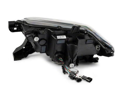 Raxiom 16-23 Toyota Tacoma w/ Factory Halogen DRL LED Headlights- Black Housing (Clear Lens)