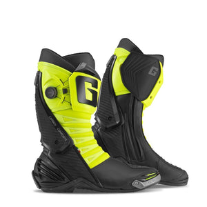 Gaerne GP1 LS Boot Black/Fluorescent Yellow Size - 10