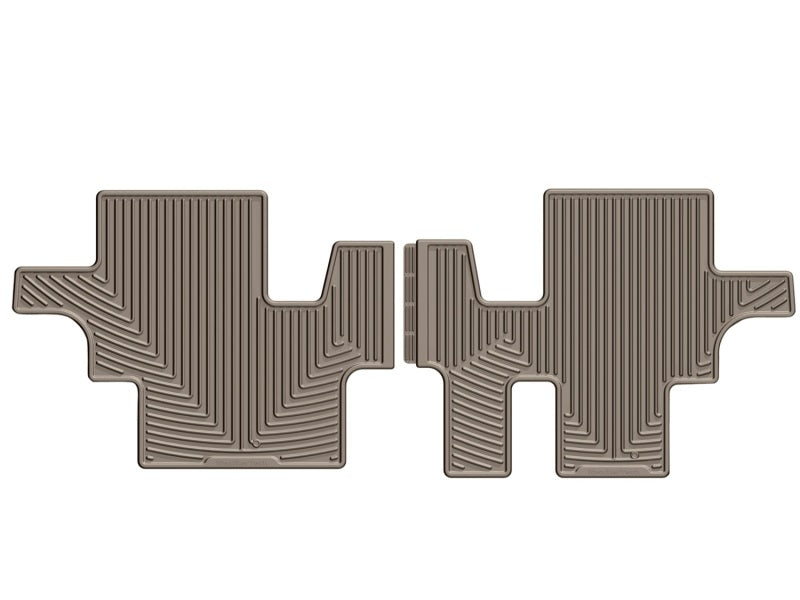 WT Rubber Mats - Rear - Tan