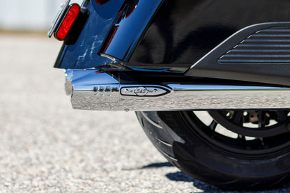 S&S Cycle Fishtail Slip-Ons - Chrome