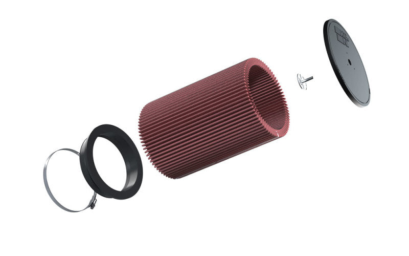 K&N Universal Clamp-On Air Filter 6in FLG 7-1/2in B 7in T 11in H