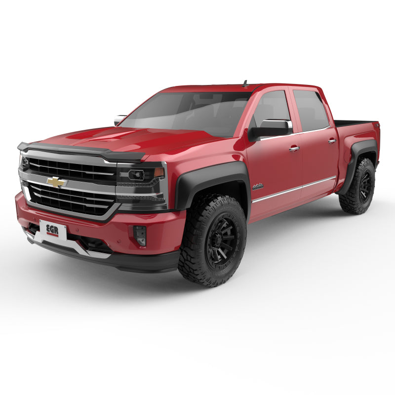 EGR 14+ Chev Silverado 5.8ft Bed Rugged Look Fender Flares - Set