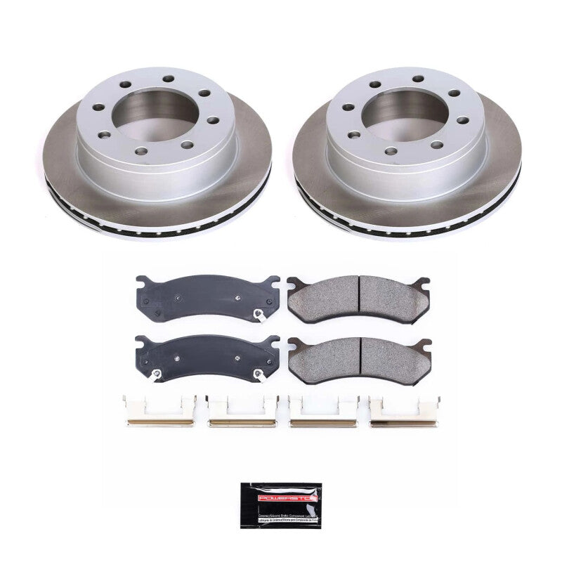 Power Stop 08-13 GMC Yukon XL 2500 Rear Semi-Coated Rotor Kit