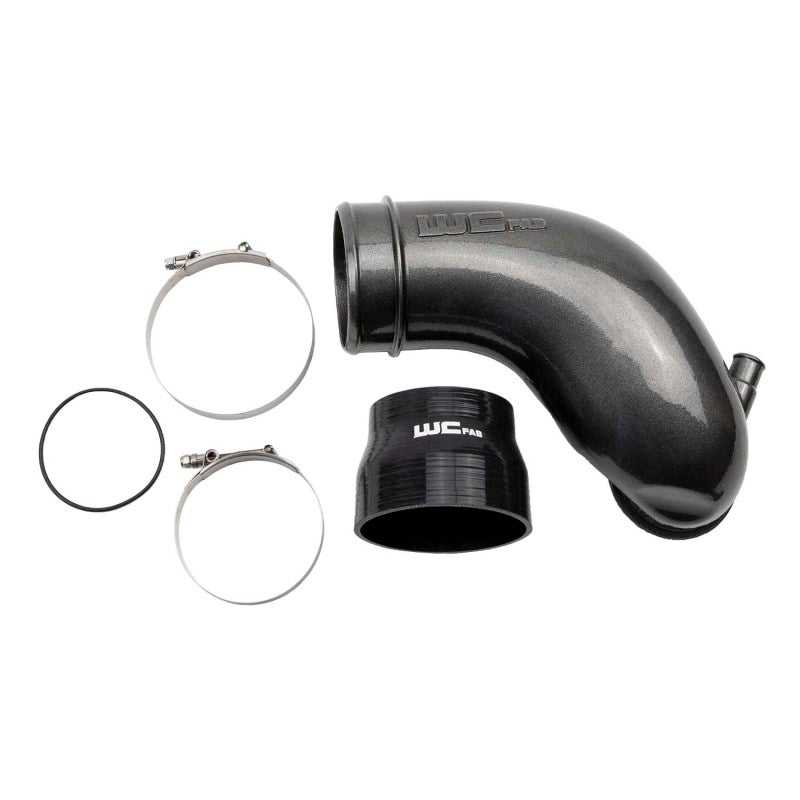 Wehrli 06-10 Chevrolet 6.6L LBZ/LMM Duramax 3.5in Intake Horn - WCFab Grey