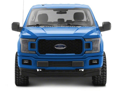 Raxiom 18-20 Ford F-150 LED Halo Surround Headlights with Amber DRL- Black Housing- Clear Lens