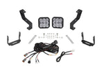 Diode Dynamics SS5 Bumper LED Pod Light Kit for 2019-Present Ram Sport - White Combo