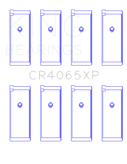King Engine Bearings Nissan KA-24DE (Size .025 Oversized) Performance Rod Bearing Set