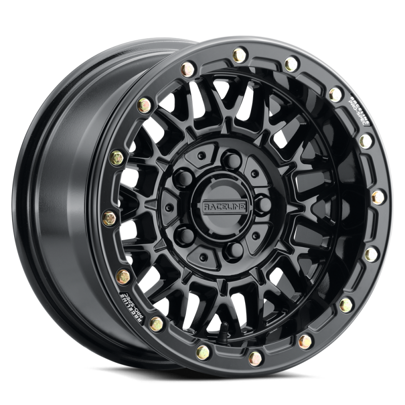Raceline A15 Omega 15x6in / 4x137 BP / 40mm Offset / 110.18mm Bore - Gloss Black
