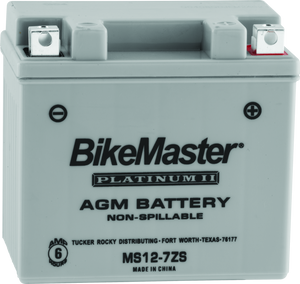 BikeMaster AGM Battery - MS12-7ZS