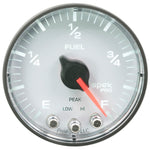 Autometer Spek-Pro Gauge Fuel Level 2 1/16in 0-270 Programmable Wht/Blk