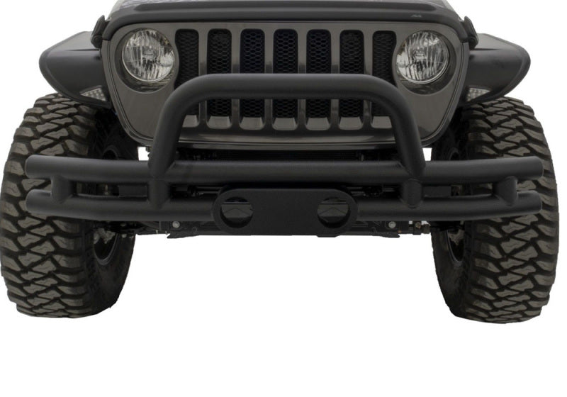 Rampage 2007-2018 Jeep Wrangler(JK) Double Tube Bumper Front - Black