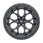 Weld Off-Road W108 20X10 Ledge 6X139.7 ET-18 BS4.75 Satin Black / Black Ring 106.1