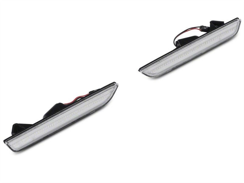 Raxiom 10-14 Ford Mustang Axial Series LED Side and Quarter Marker Lights- Clear