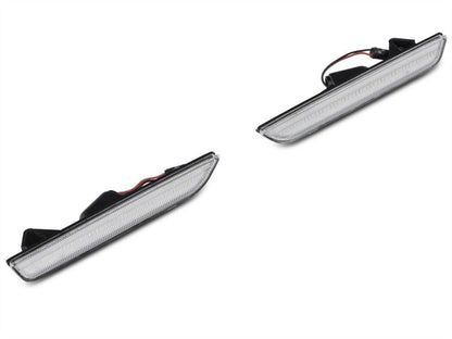 Raxiom 10-14 Ford Mustang Axial Series LED Side and Quarter Marker Lights- Clear