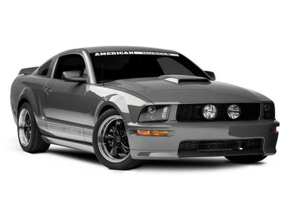 Raxiom 05-09 Ford Mustang Excluding GT500 LED Halo Projector Headlights- Black Housing (Clear Lens)