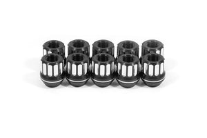 BMR 97-19 Chevrolet Corvette C5/C6/C7 Lug Nut Kit 12mm x 1.50 RH Conical 12-pt Alum Set of 10