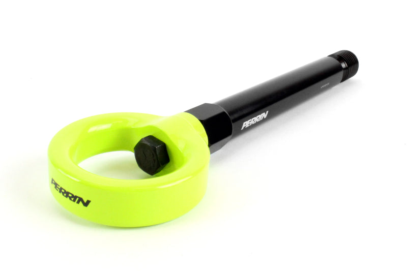 PERRIN 17-21 Honda Civic Si/Type R/Touring/Hatchback Tow Hook Kit Rear - Neon Yellow