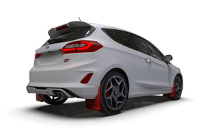 Rally Armor 18-23 Ford Fiesta ST MK8 Red UR Mud Flap w/Black Logo