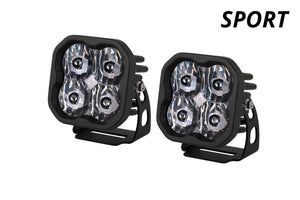 Diode Dynamics SS3 Sport ABL - White Flood Standard (Pair)