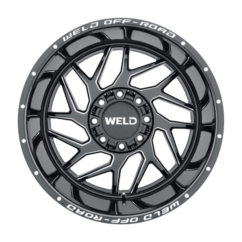 Weld Off-Road W117 20X10 Fulcrum 8X180 ET13 BS6.00 Gloss Black MIL 124.3