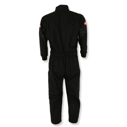 RaceQuip Black Trim SFI-1 JR. Suit - Kids XSM