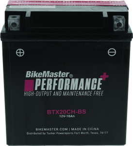 BikeMaster BTX20CH-BS Battery