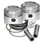 S&S Cycle 84-99 3-1/2in x 4-1/4in Standard 80in Piston Set