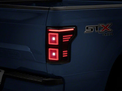 Raxiom 15-20 Ford F-150 Horizon LED Tail Lights- Black Housing- Clear Lens