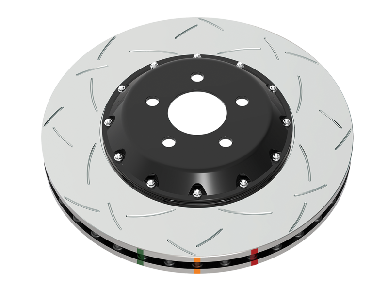 DBA 2020+ Chevrolet Corvette C8 Z51 Rear Slotted 5000 Series Rotor w/ Nas Nuts