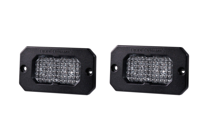 Diode Dynamics Stage Series 2 In LED Pod Pro - White Flood Flush ABL (Pair)