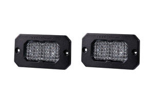 Diode Dynamics Stage Series 2 In LED Pod Pro - White Flood Flush ABL (Pair)