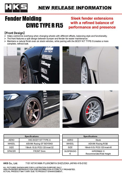 HKS Fender Molding FL5